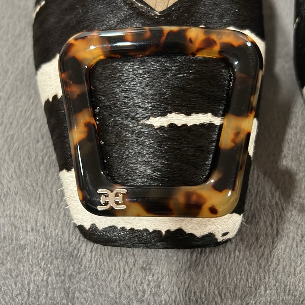 Sam Edelman brand new in box Lavina, Zebra Brahma size 8 1/2 - Picture 6 of 8